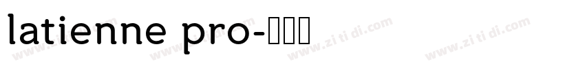 latienne pro字体转换